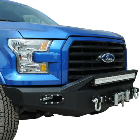 Paramount Automotive 57-0112 - 15-19 Ford F-150 LED Front Winch Bumper