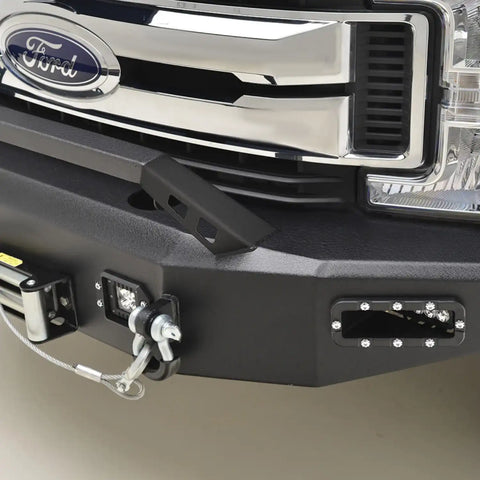 Paramount Automotive 57-0138 - 17-21 Ford F-250/F-350/F-450 LED Front Winch Bumper