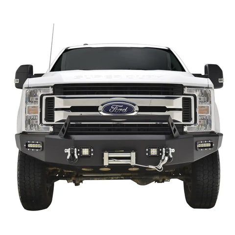Paramount Automotive 57-0138 - 17-21 Ford F-250/F-350/F-450 LED Front Winch Bumper