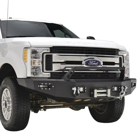 Paramount Automotive 57-0138 - 17-21 Ford F-250/F-350/F-450 LED Front Winch Bumper