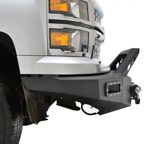 Paramount Automotive 57-0302 - 14-15 Chevy Silverado 1500 LED Front Winch Bumper