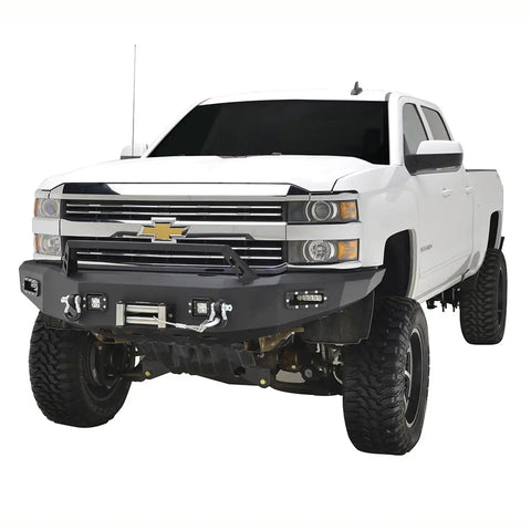 Paramount Automotive 57-0304 - 15-19 Chevy Silverado 2500 LED Front Winch Bumper