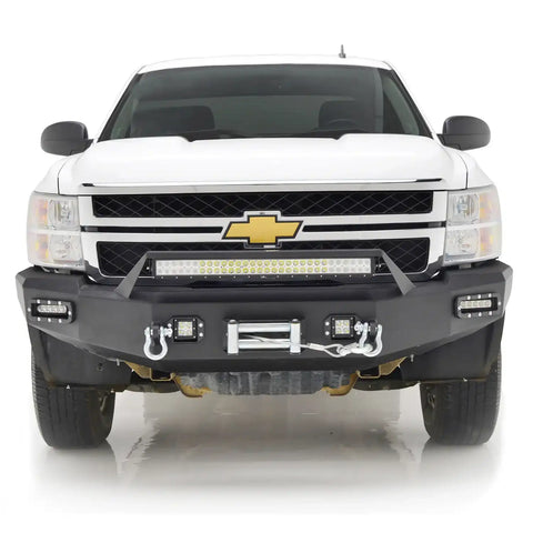 Paramount Automotive 57-0308 - 11-14 Chevy Silverado 2500 LED Front Winch Bumper