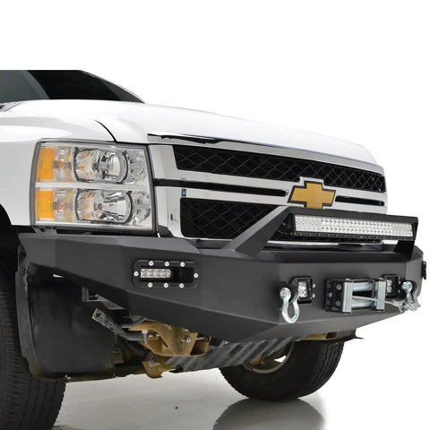 Paramount Automotive 57-0308 - 11-14 Chevy Silverado 2500 LED Front Winch Bumper