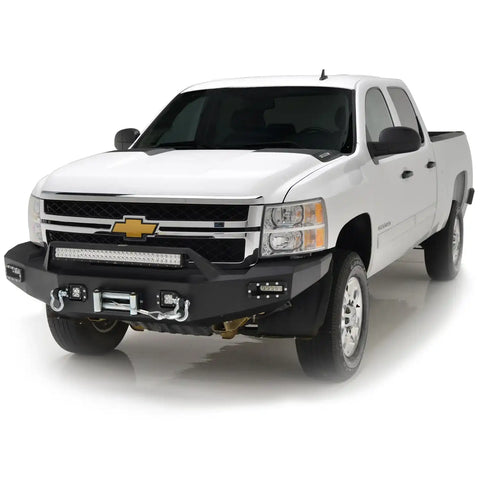 Paramount Automotive 57-0308 - 11-14 Chevy Silverado 2500 LED Front Winch Bumper