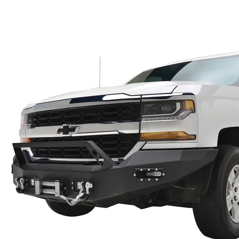 Paramount Automotive 57-0318 - 16-18 Chevy Silverado 1500 LED Front Winch Bumper