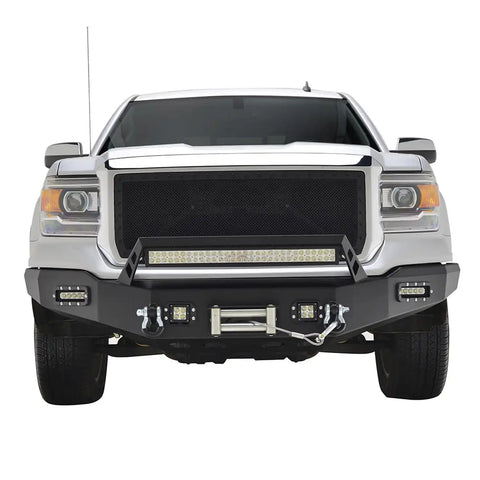 Paramount Automotive 57-0502 - 14-15 GMC Sierra 1500 LED Front Winch Bumper