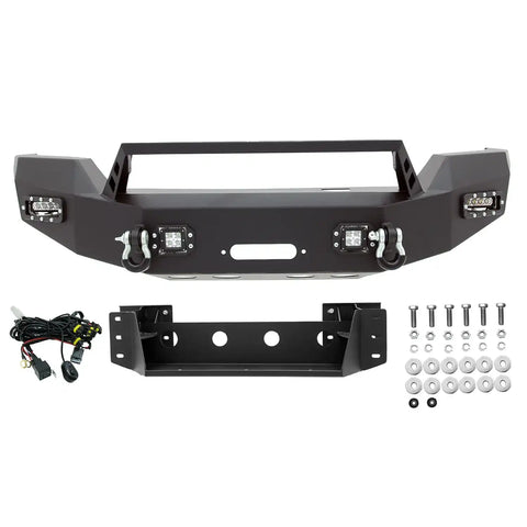Paramount Automotive 57-0504 - 15-19 GMC Sierra 2500 LED Front Winch Bumper