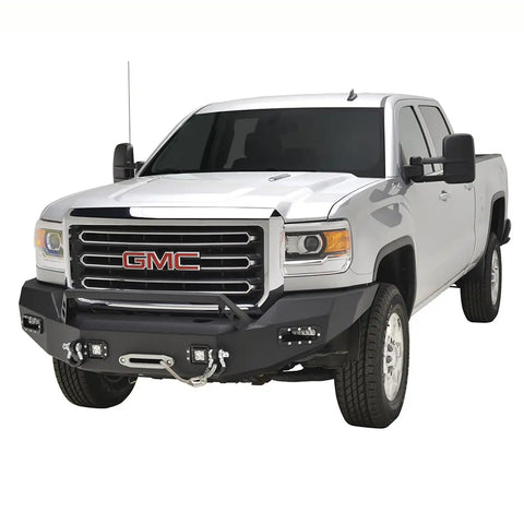 Paramount Automotive 57-0504 - 15-19 GMC Sierra 2500 LED Front Winch Bumper