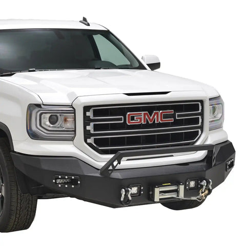 Paramount Automotive 57-0514 - 16-18 GMC Sierra 1500 LED Front Winch Bumper