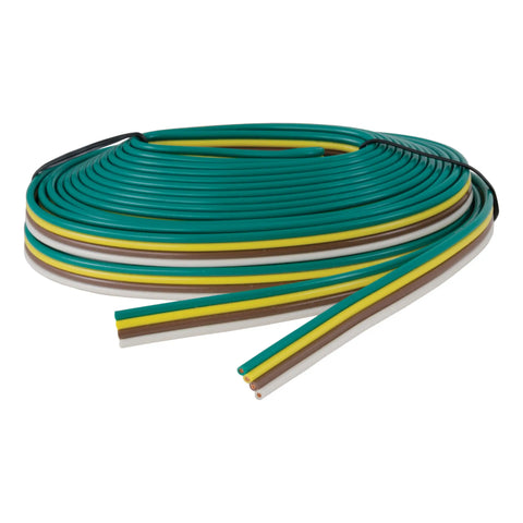 CURT 57001 - Bonded Trailer Wiring 25-Foot Spool 4 Pin