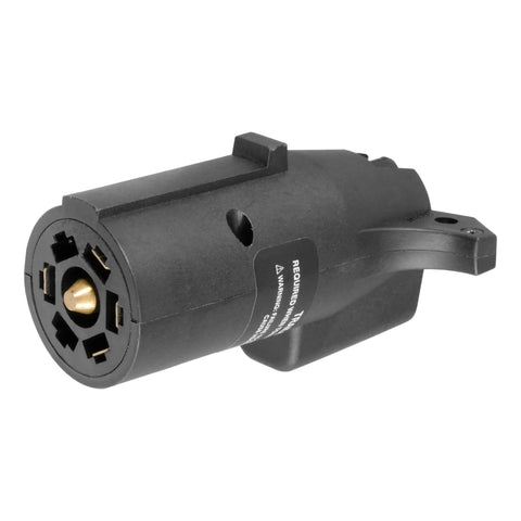 CURT 57004 - LED Electrical Adapter (7-Way RV Blade Vehicle to 4 or 5-Way Flat Trailer)