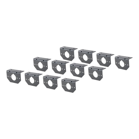 CURT 57207 - Connector Mounting Brackets for 4-Way/6-Way Round (12-Pack)