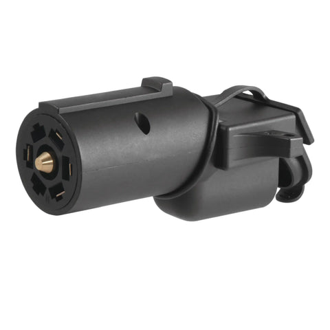CURT 57725 - Adapter with Backup Alarm (7-Way RV Blade Vehicle to 5-Way Flat Trailer)