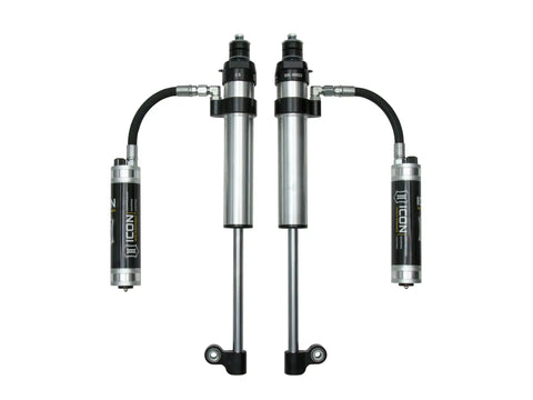 ICON Vehicle Dynamics FRDK_57826CP ICON 2005-2023 Toyota Tacoma Rear 2.5 RXT Remote Reservoir W/ CDCV Shocks Pair