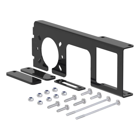 CURT 58000 - Easy-Mount Wiring Bracket for 4 or 5-Flat/6 7-Round (2in. Receiver)
