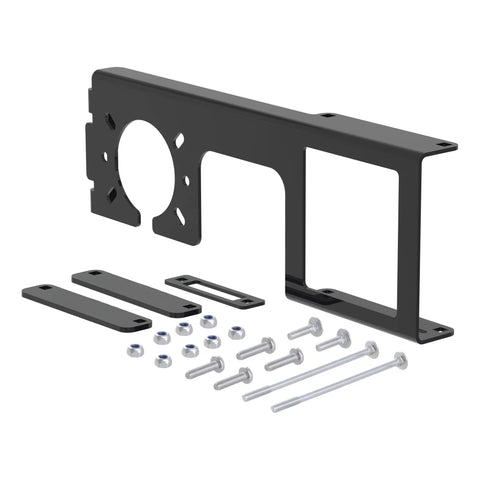 CURT 58003 - Easy-Mount Wiring Bracket for 4 or 5-Flat/6 7-Round (2-1/2in. Receiver)