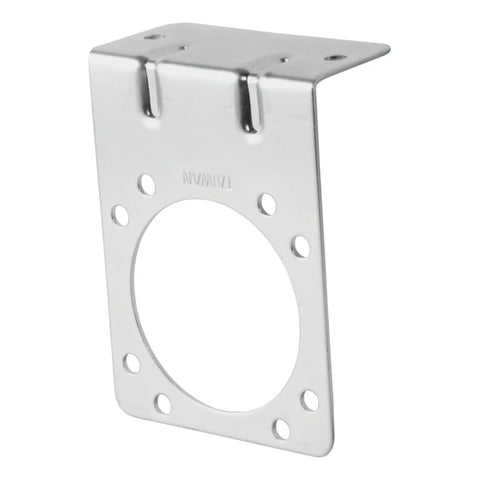 CURT 58231 - Connector Mounting Bracket for 7-Way RV Blade (Zinc Packaged)