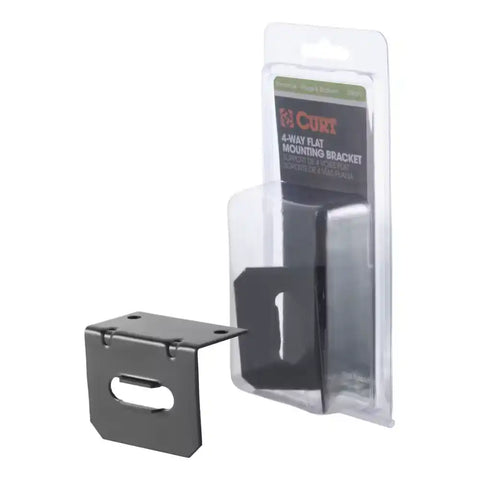 CURT 58301 - Vehicle-Side Trailer Wiring Harness Mounting Bracket for 4-Way Flat