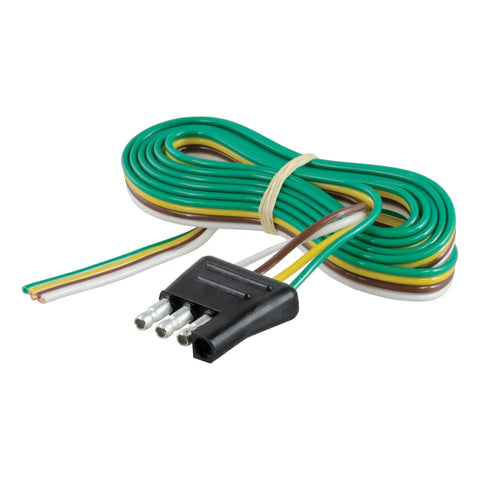 CURT 58348 - Trailer-Side 4-Pin Flat Wiring Harness with 48-Inch Wires