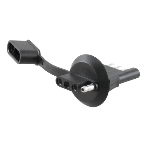 CURT 58404 - 4-Way Flat License Plate Light Plug Adapter