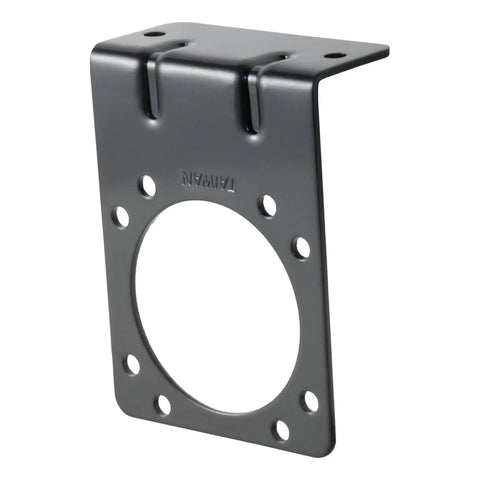 CURT 58510 - Connector Mounting Bracket for 7-Way RV Blade (Heavy-Duty Black)