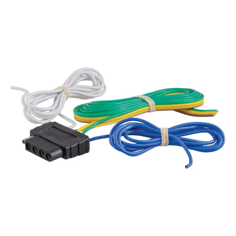 CURT 58530 - Vehicle-Side 5-Pin Flat Trailer Wiring Harness with 60-Inch Wires