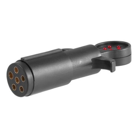 CURT 58650 - 6-Pin Round Trailer Wiring Towing Vehicle Socket Tester