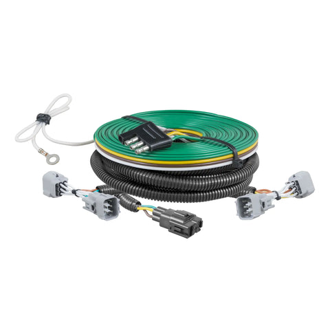 CURT 58909 - Custom Towed-Vehicle RV Wiring Harness Select Jeep Cherokee