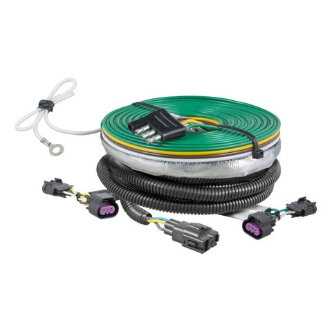CURT 58932 - Custom Towed-Vehicle RV Wiring Select Buick Enclave Chevrolet Malibu Traverse