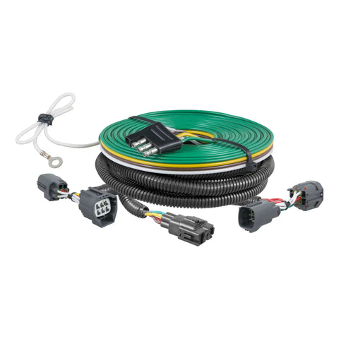 CURT 58937 - Custom Towed-Vehicle RV Wiring Harness Select Dodge Nitro Jeep Liberty