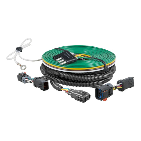 CURT 58938 - Custom Towed-Vehicle RV Wiring Harness Select Jeep Compass