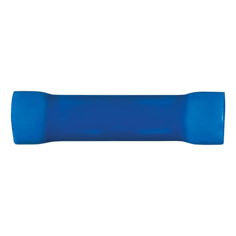 CURT 59422 - 16-14 Gauge Blue Vinyl-Insulated Wire Butt Connectors 100-Pack