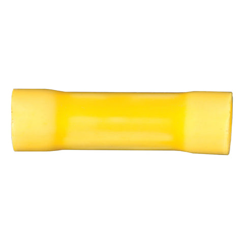 CURT 59423 - 12-10 Gauge Yellow Vinyl-Insulated Wire Butt Connectors 100-Pack