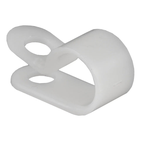 CURT 59828 - 3/8-Inch Convoluted Slit Loom Wire Protection Tube Clamps 25-Pack