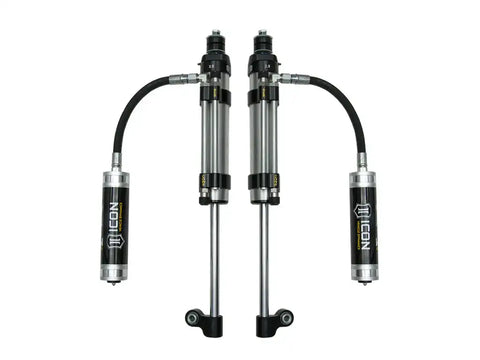 ICON Vehicle Dynamics FRDK_59926P ICON 2005-2023 Toyota Tacoma Rear RXT 2.5 Omega Bypass Remote Reservoir Shocks Pair