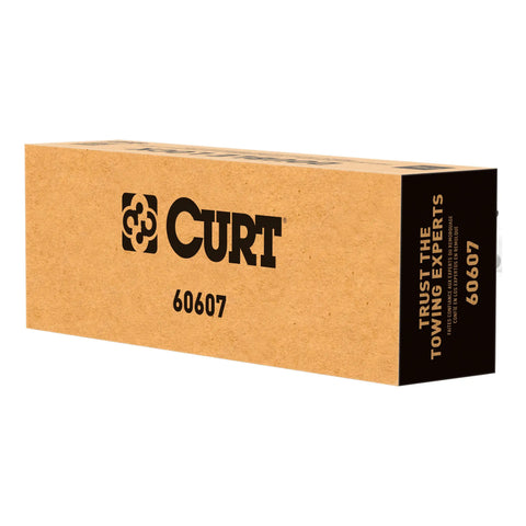 CURT 60607 - Double Lock Gooseneck Hitch 2-5/16in. Ball 30K (Brackets Required)