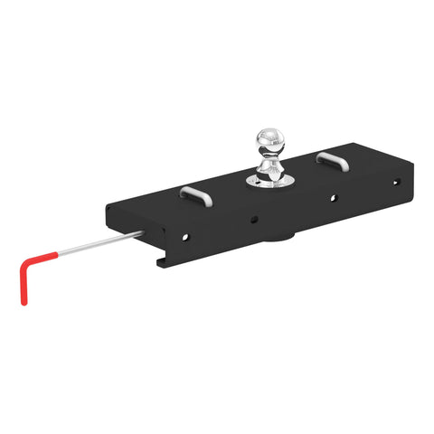 CURT 60611 - Double Lock EZr Gooseneck Hitch 2-5/16in. Ball 30K (Brackets Required)
