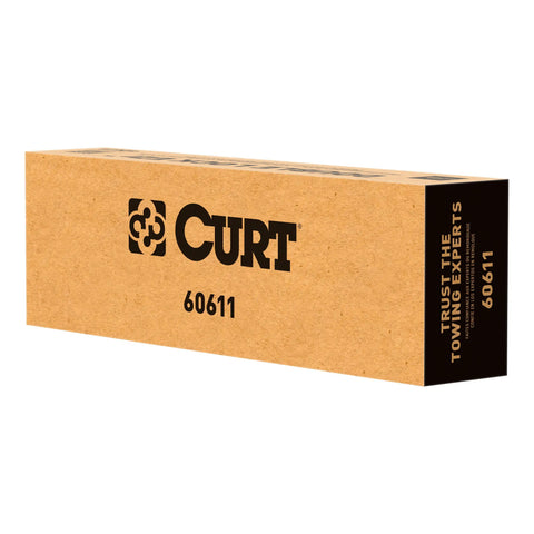 CURT 60611 - Double Lock EZr Gooseneck Hitch 2-5/16in. Ball 30K (Brackets Required)