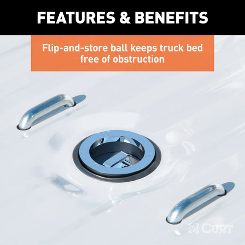 CURT 60616 - Double Lock 2-5/16in. Gooseneck Ball