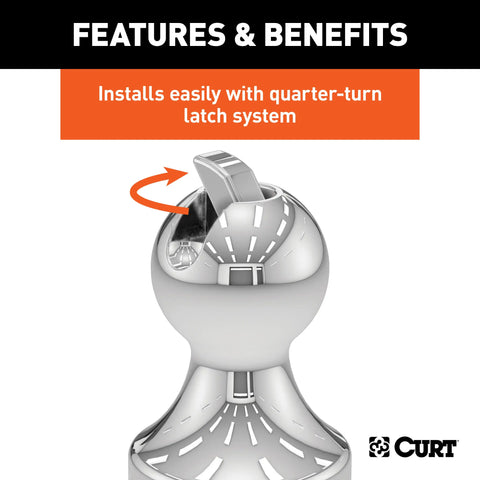 CURT 60618 - OEM Puck System 2-5/16in. Gooseneck Kit Ram (30K)