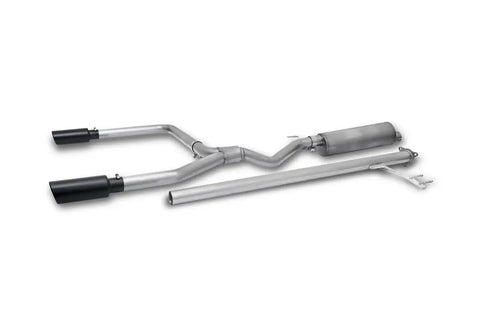 Gibson Performance Exhaust 614002B Black Elite Cat-Back Dual Split System Stainless
