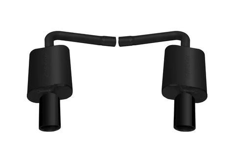 Gibson Performance Exhaust 617407B Black Elite Axle Back Dual System Stainless