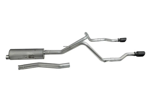 Gibson Performance Exhaust 617410B Black Elite Cat-Back Dual Split System Stainless