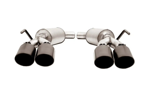Gibson Performance Exhaust 619718B Black Elite Axle Back Dual System Stainless