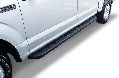 Go Rhino RB10 Running Boards Bed Liner Coating With Drop Step