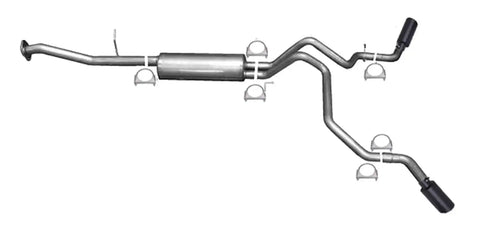 Gibson Performance Exhaust 65562B Black Elite Cat-Back Dual Extreme System Stainless