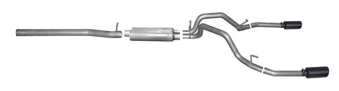 Gibson Performance Exhaust 65673B Black Elite Cat-Back Dual Split System Stainless