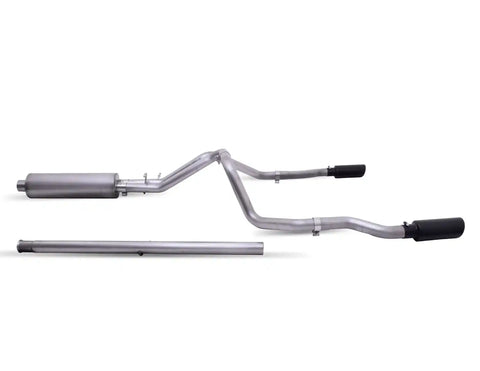 Gibson Performance Exhaust 65689B Black Elite Cat-Back Dual Split System Stainless