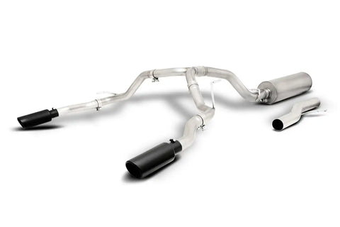 Gibson Performance Exhaust 65715B Black Elite Cat-Back Dual Split System Stainless